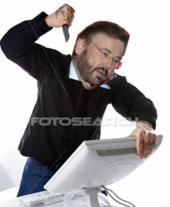 Garth gets his day off to a good start by reading my blog